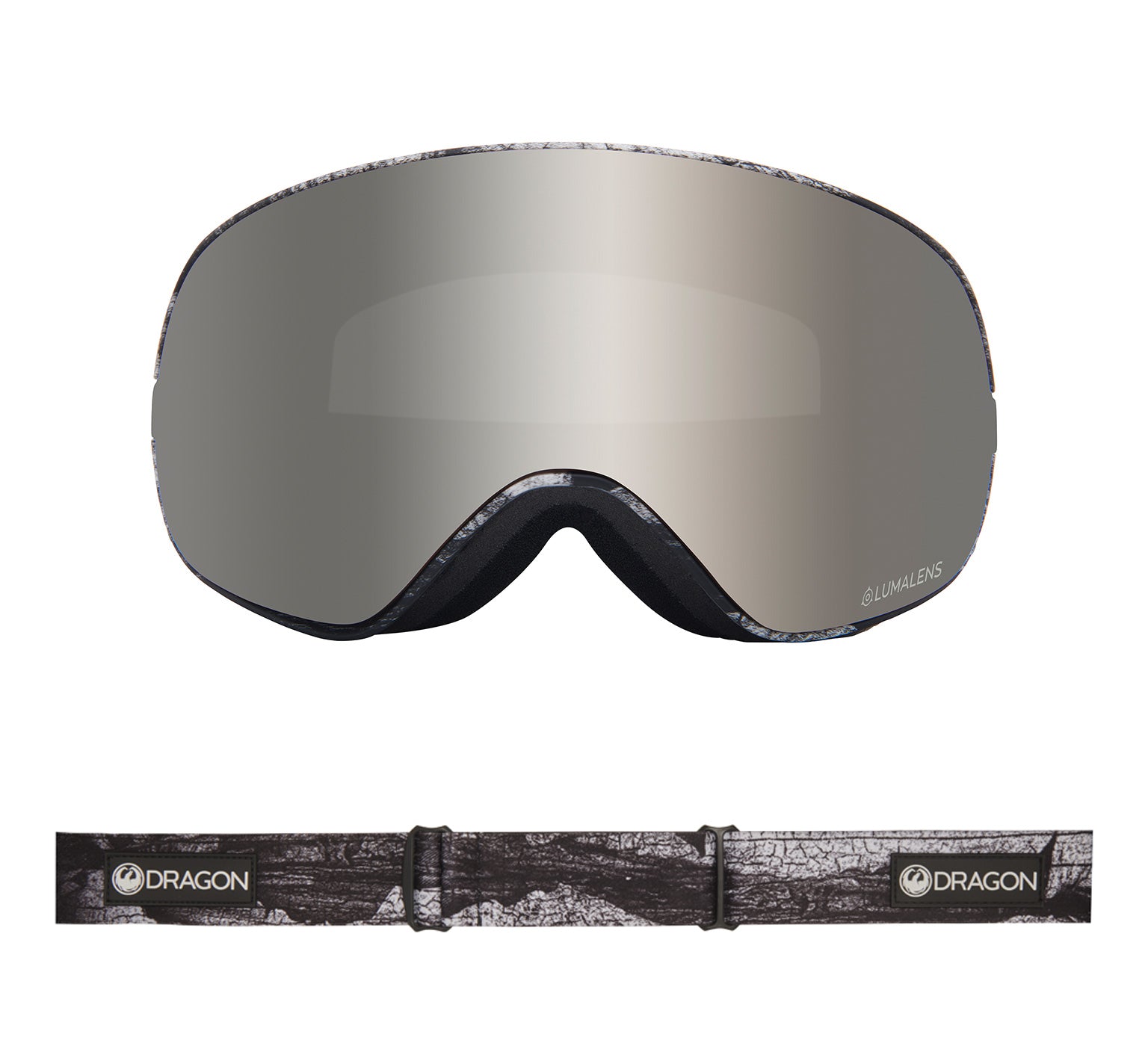 X2s - Torn Birch with Lumalens Silver Ionized & Lumalens Flash Blue Lens