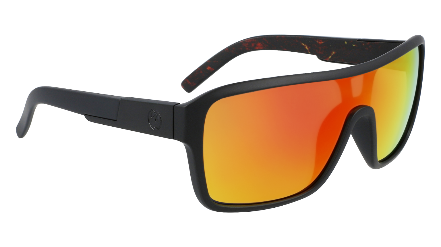 REMIX - Matte Black/Inferno with Lumalens Red Ionized Lens