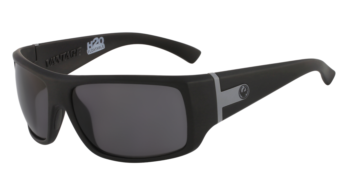 VANTAGE - Matte Black H2O with Polarized Lumalens Smoke Lens