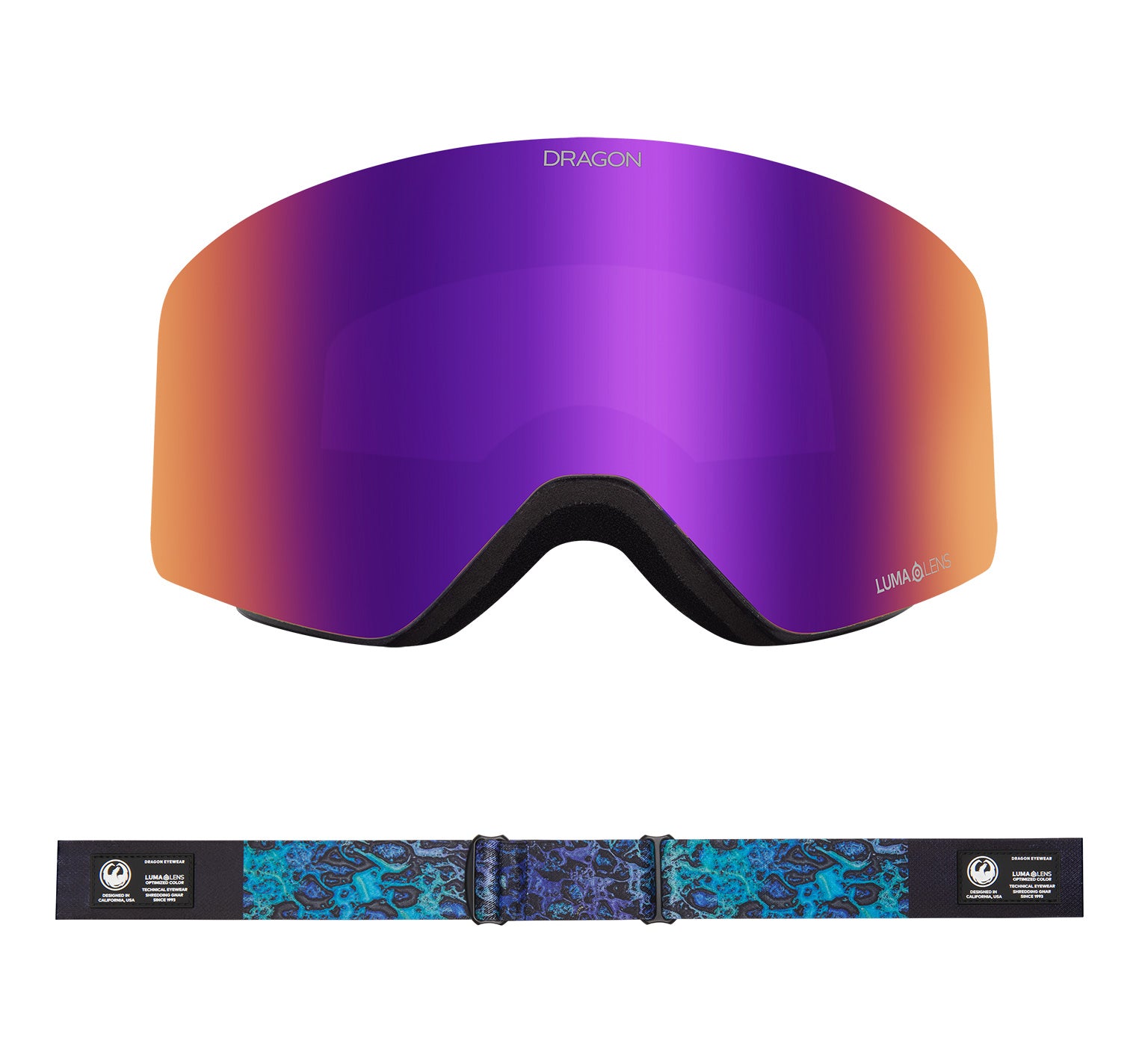 R1 OTG - Black Pearl with Lumalens Purple Ionized & Lumalens Amber Lens