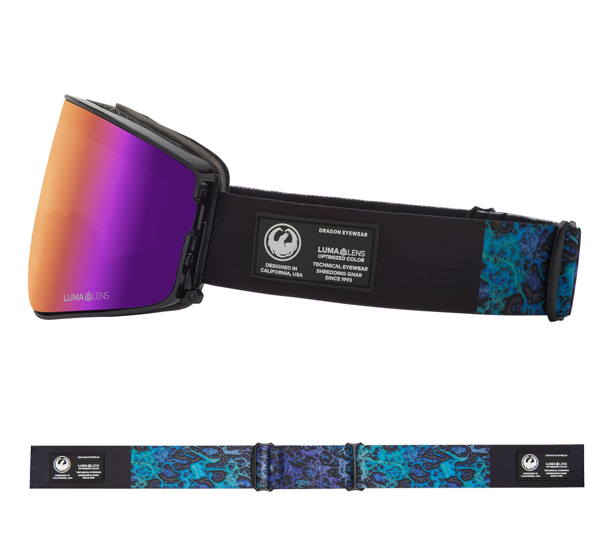 PXV2 - Black Pearl with Lumalens Purple Ionized & Lumalens Amber Lens