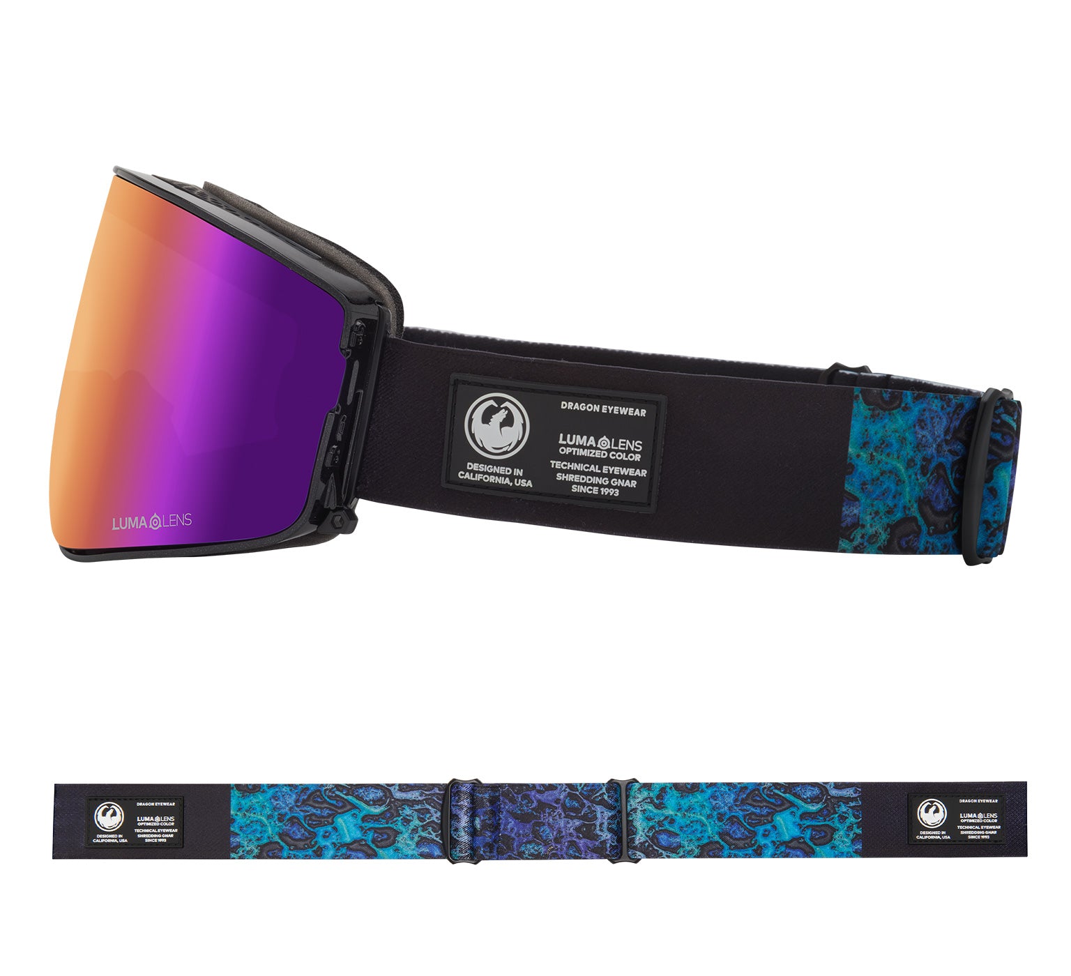 PXV2 - Black Pearl with Lumalens Purple Ionized & Lumalens Amber Lens