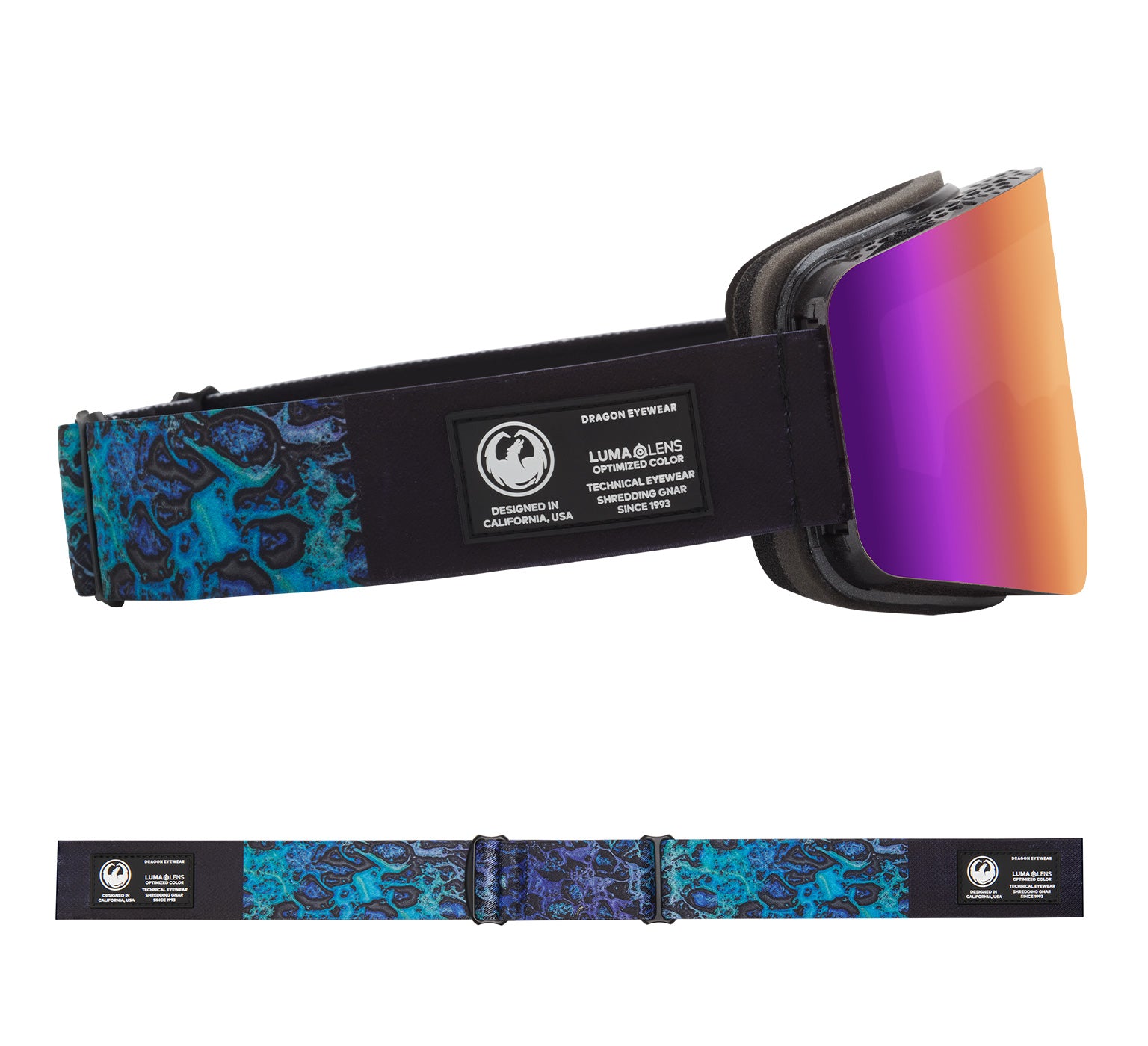 R1 OTG - Black Pearl with Lumalens Purple Ionized & Lumalens Amber Lens