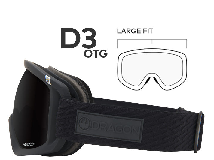 Dragon D3 OTG Snow Goggles - Dragon Alliance UK