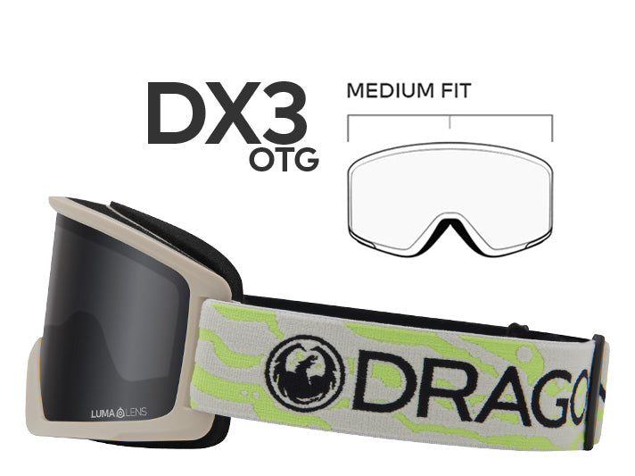 Dragon DX3 OTG Snow Goggles - Dragon Alliance UK