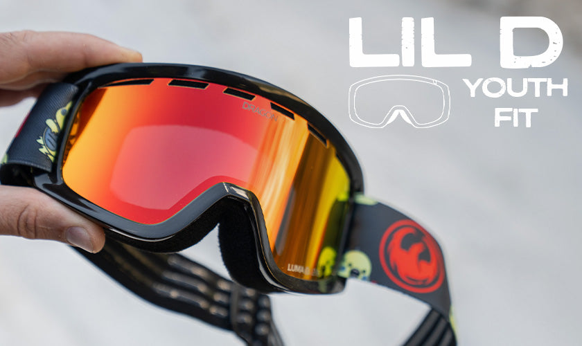 Dragon Unisex Snowgoggles Lil D Scribble with Lumalens Light R 並行輸入品 Lil D With Ion Lens - Youth | Snow Goggles | Dragon Alliance