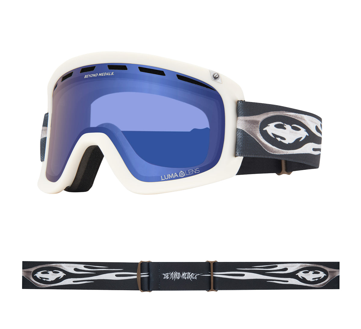 D1 OTG - Beyond Medals Collab 2025 with Lumalens Dark Smoke & Lumalens Flash Blue Lens