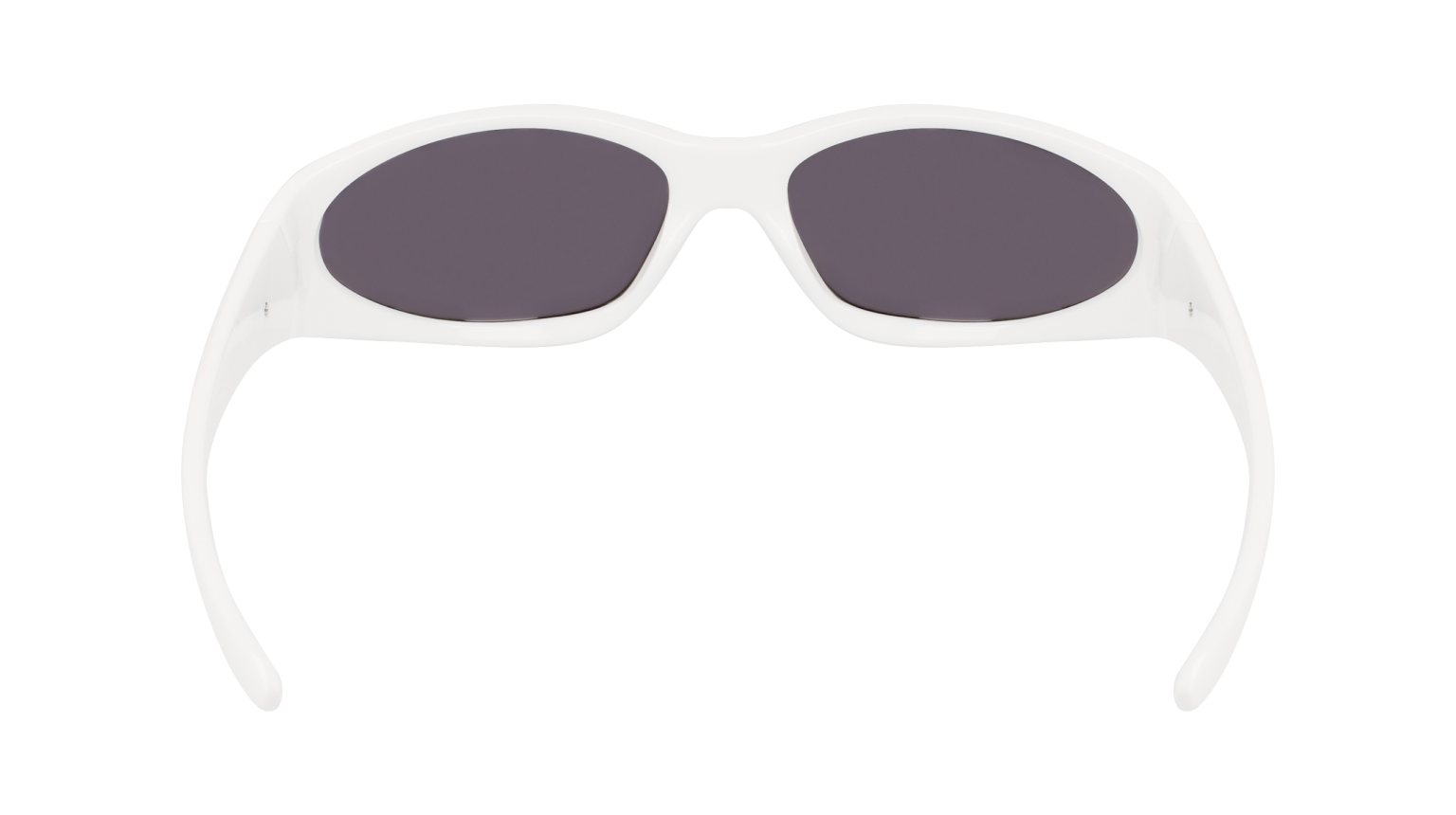 Angular White Frame Sunglasses | Boohoo UK