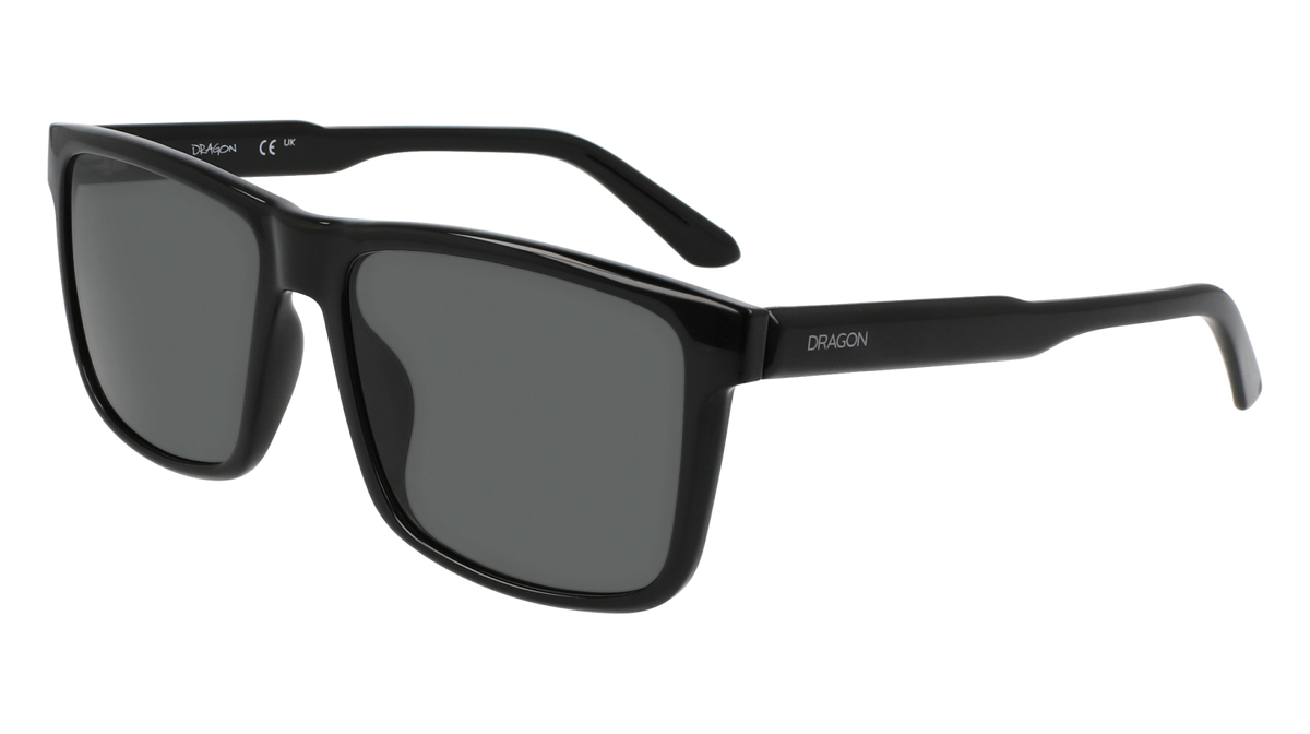 MERIDIEN UPCYCLED - Shiny Black with Polarized Lumalens Smoke Lens