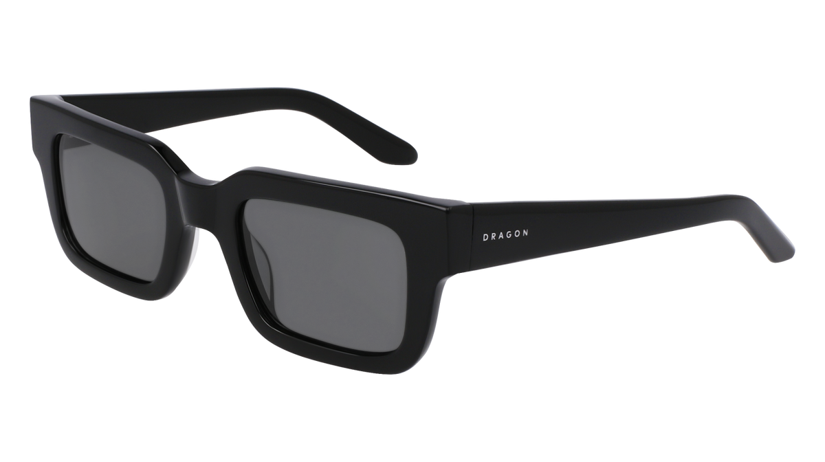 EZRA - Shiny Black with Polarized Lumalens Smoke Lens