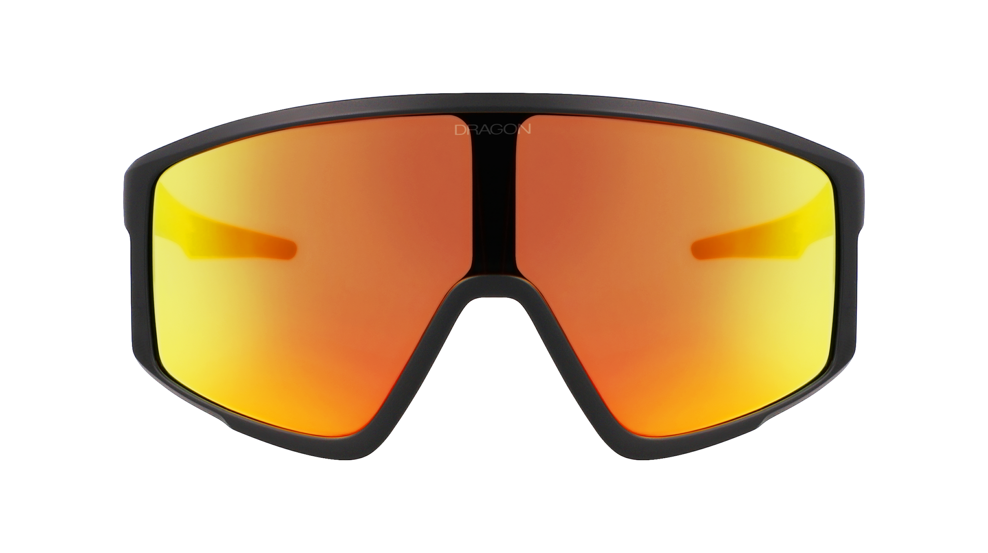 AMPED - Matte Black with Lumalens Red Ionized Lens