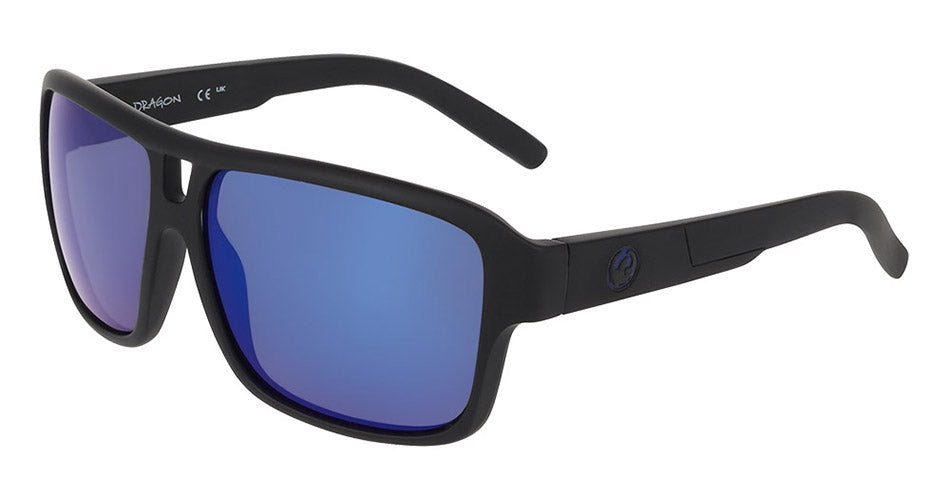 THE JAM 2.0 - Matte Black H2O with Polarized Lumalens Blue Mirror Lens