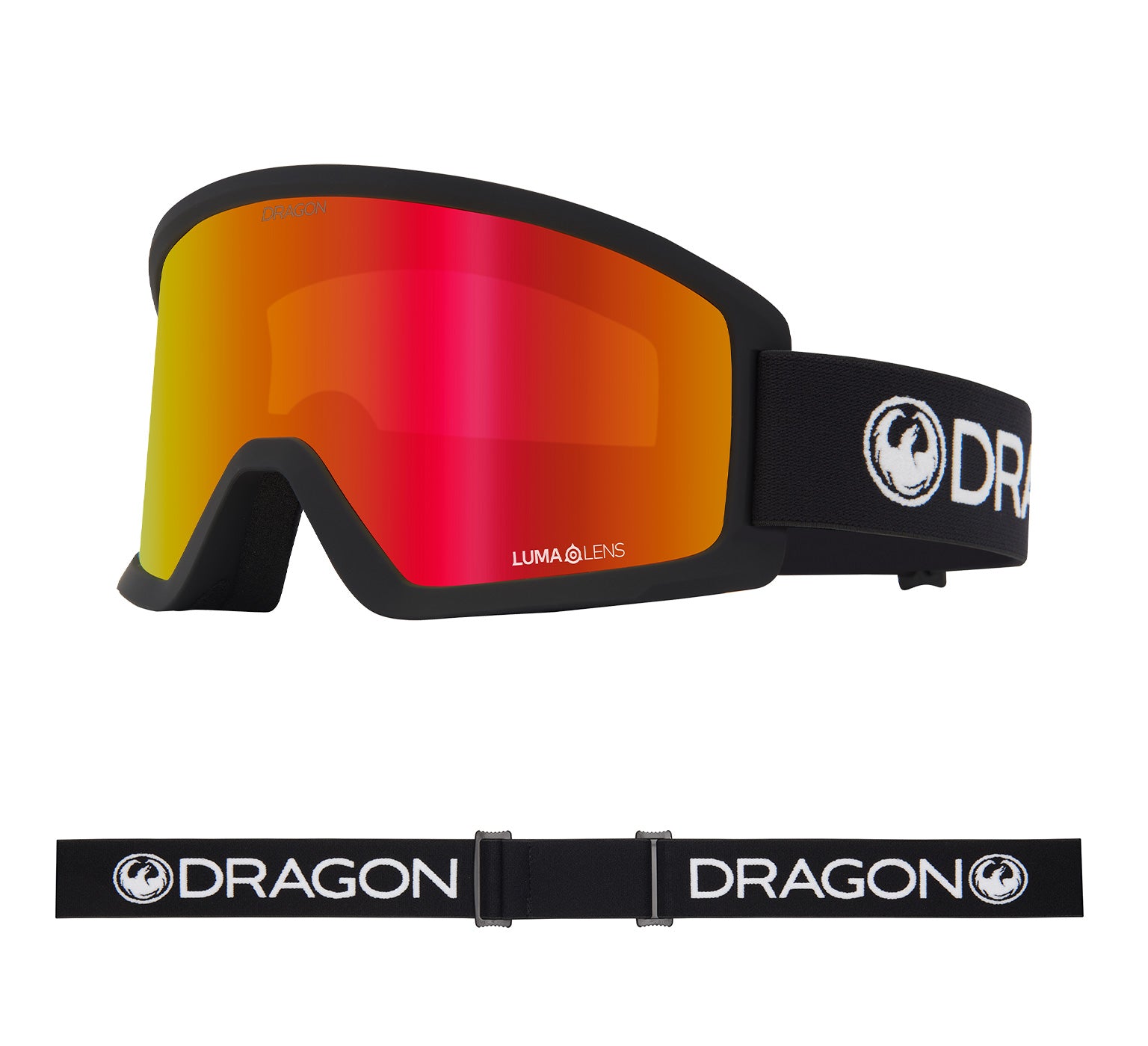 DX3 L OTG - Black with Lumalens Red Ionized Lens