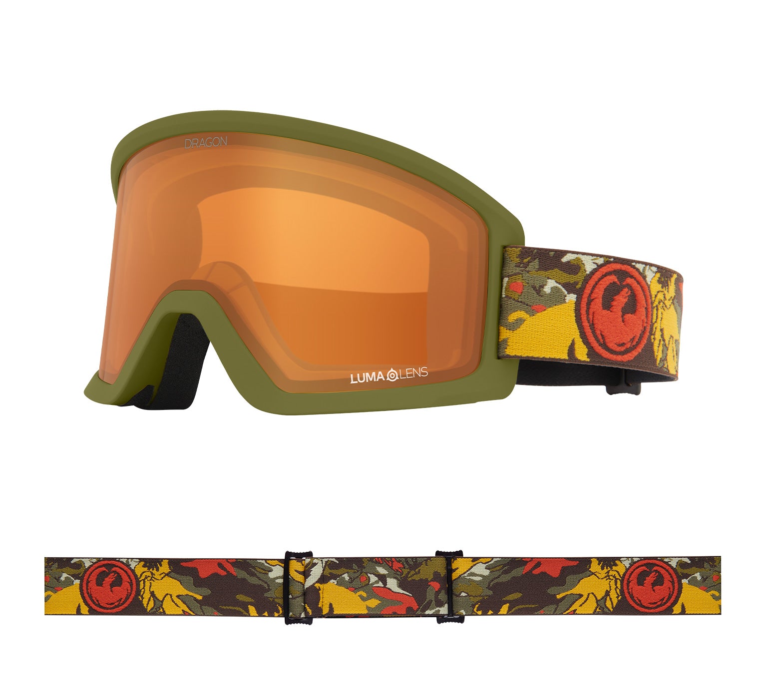 DX3 L OTG - Leafy Camo with Lumalens Amber Lens