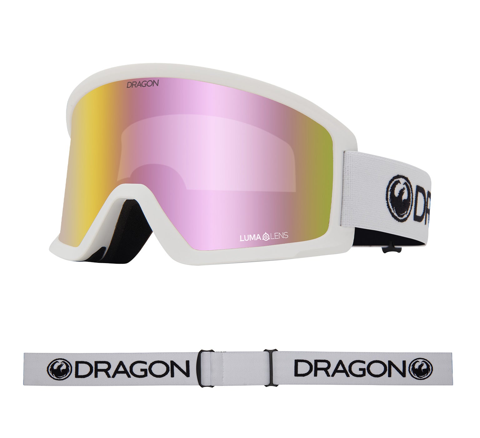 DX3 L OTG - White with Lumalens Pink Ionized Lens