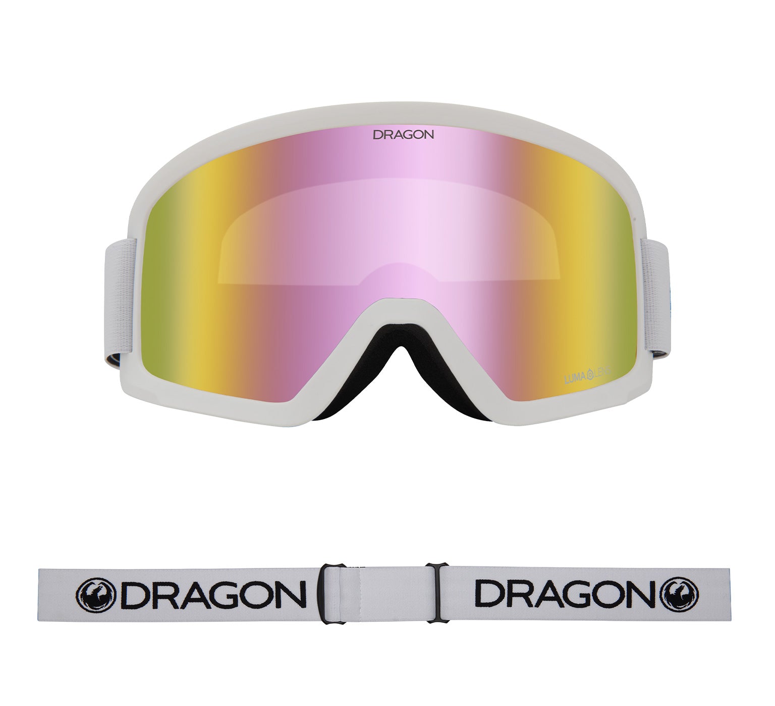 DX3 L OTG - White with Lumalens Pink Ionized Lens