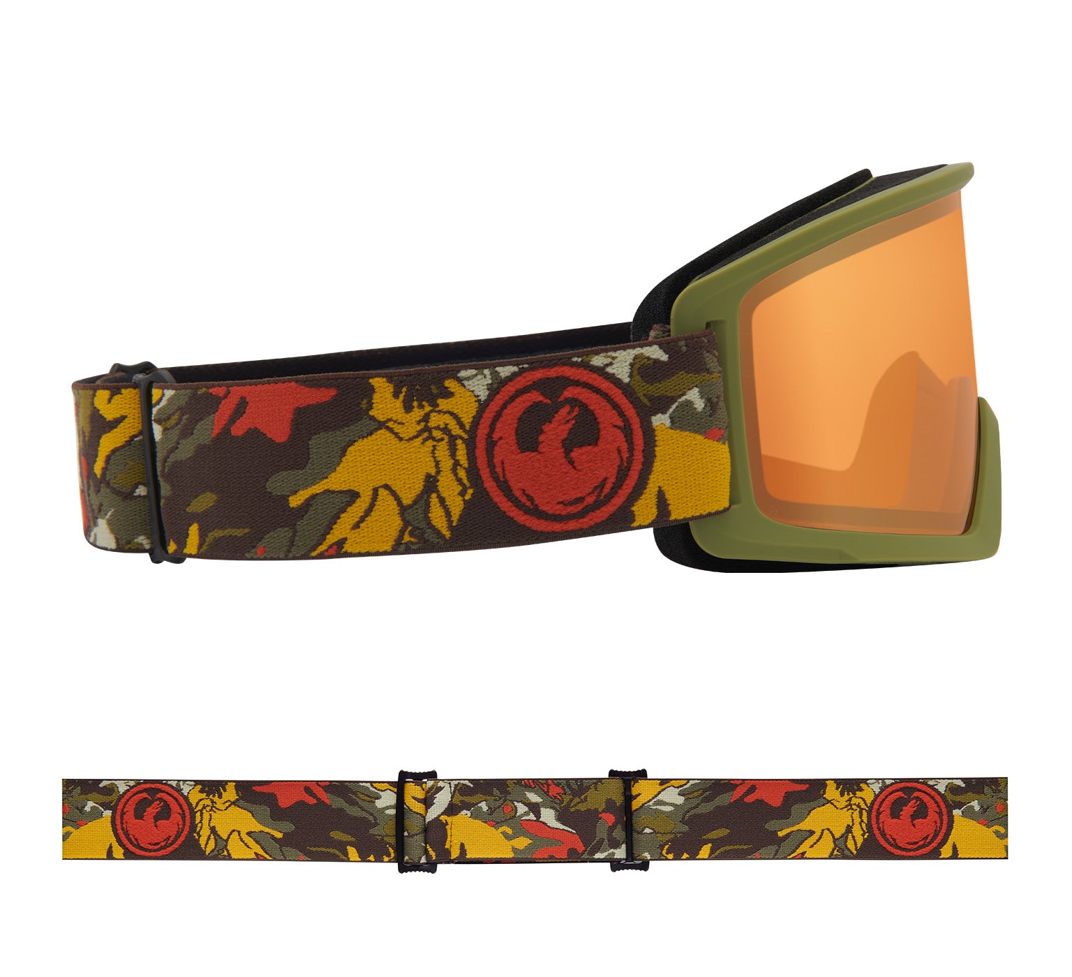 DX3 OTG - Leafy Camo with Lumalens Amber Lens