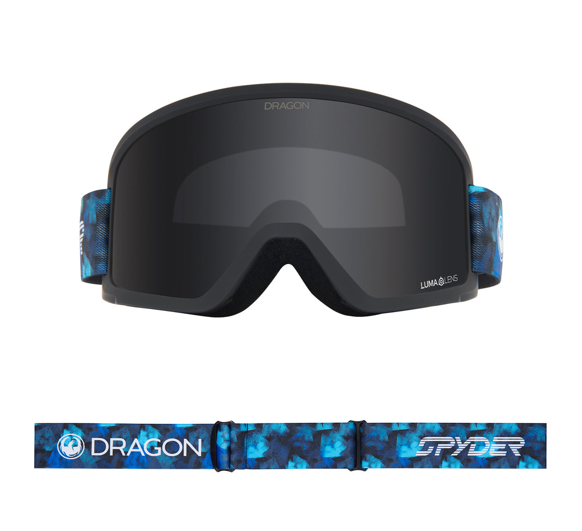 DX3 OTG - Cobalt Block Camo Spyder Collab with Lumalens Dark Smoke Lens