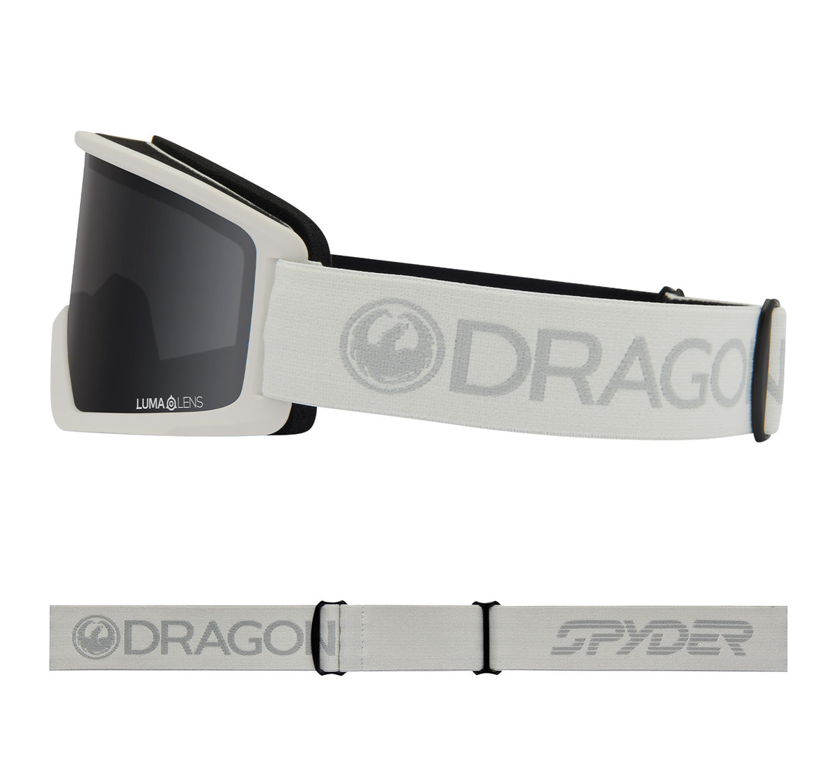 DX3 OTG - White Spyder Collab with Lumalens Dark Smoke Lens