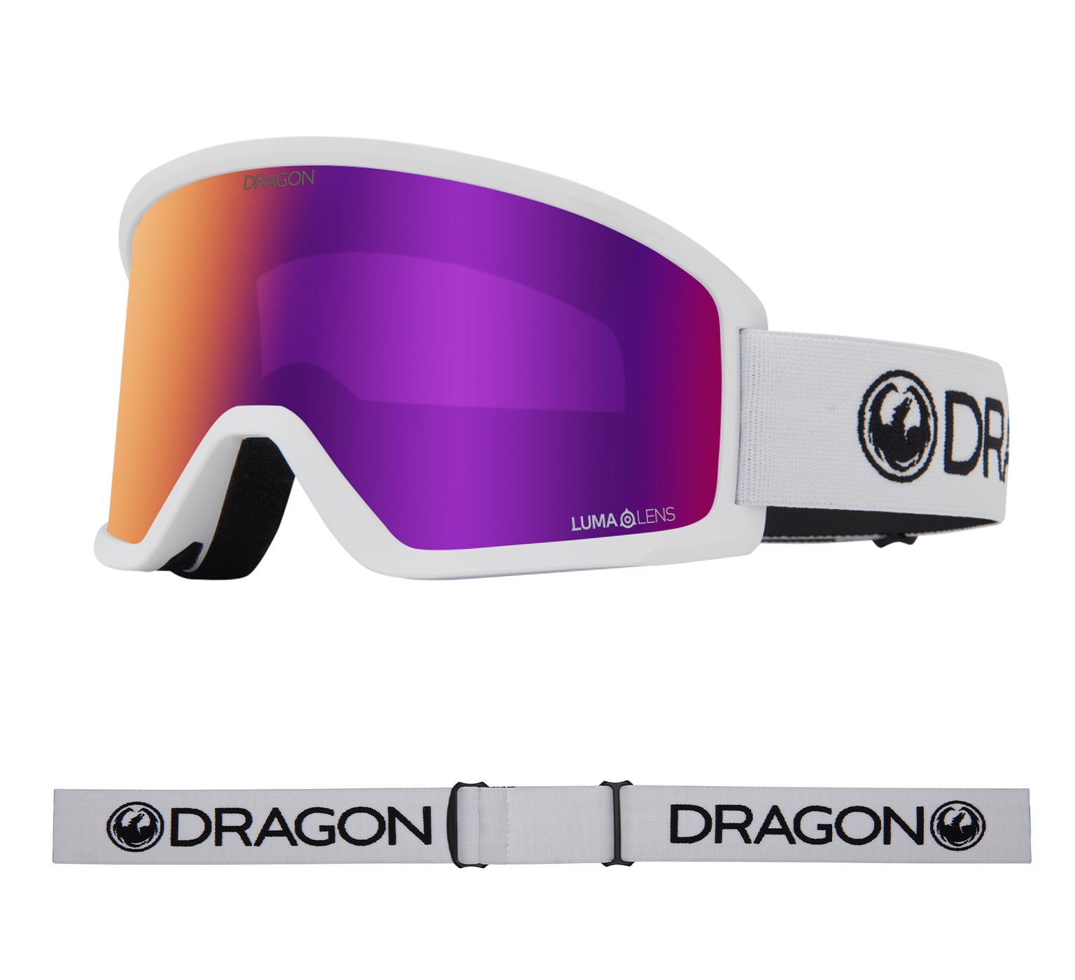 DX3 OTG - White with Lumalens Purple Ionized & Lumalens Amber Lens