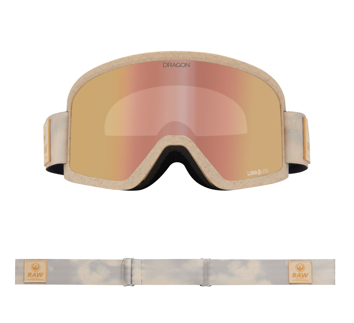 DX3 PLUS OTG - Raw with Lumalens Rose Gold Ionized & Lumalens Light Rose Lens