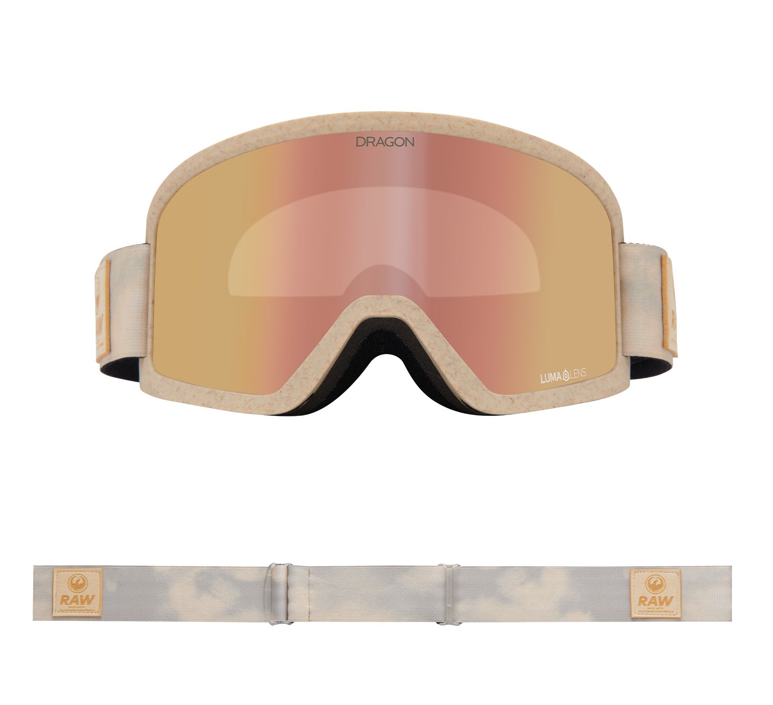 DX3 PLUS OTG - Raw with Lumalens Rose Gold Ionized & Lumalens Light Rose Lens