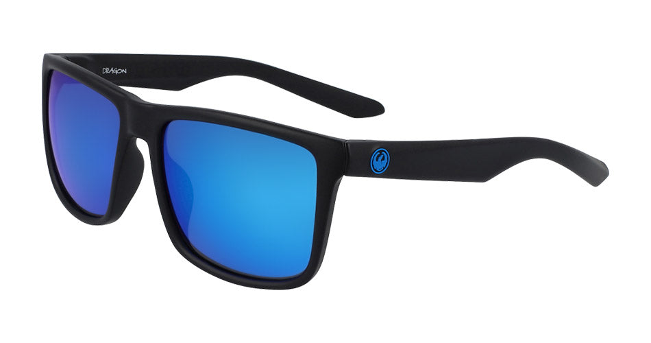 MERIDIEN - Matte Black H2O with Polarized Lumalens Blue Ionized Lens