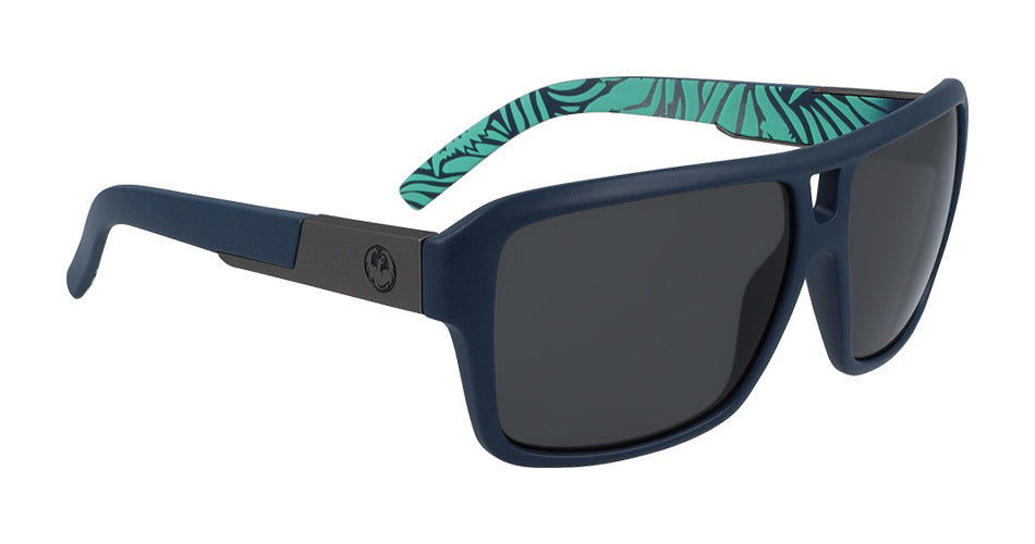 THE JAM - Matte Navy/Tropics with Lumalens Smoke Lens