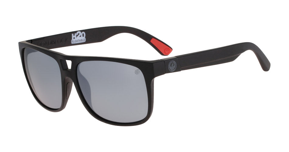 ROADBLOCK - Matte Black H2O with Polarized Silver Ionized Lens