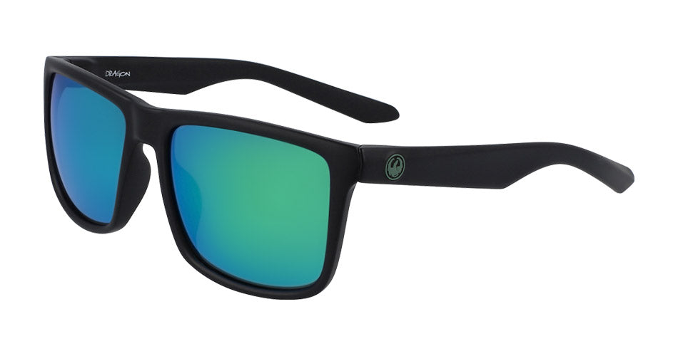 MERIDIEN - Matte Black H2O with Polarized Lumalens Green Ionized Lens
