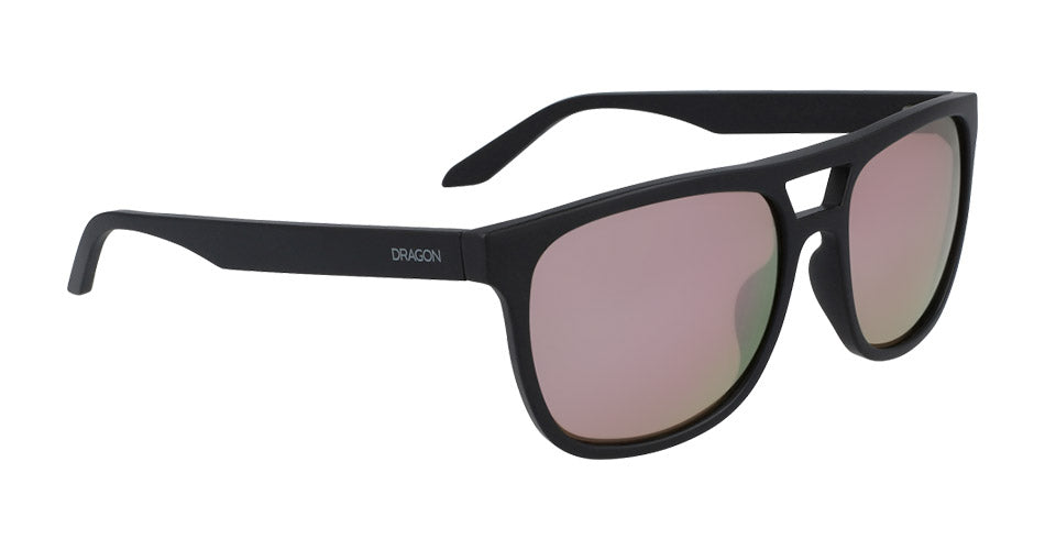COVE - Matte Black with Lumalens Rose Gold Ionized Lens