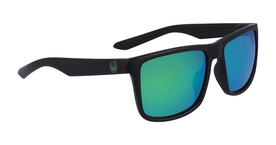 MERIDIEN - Matte Black H2O with Polarized Lumalens Green Ionized Lens