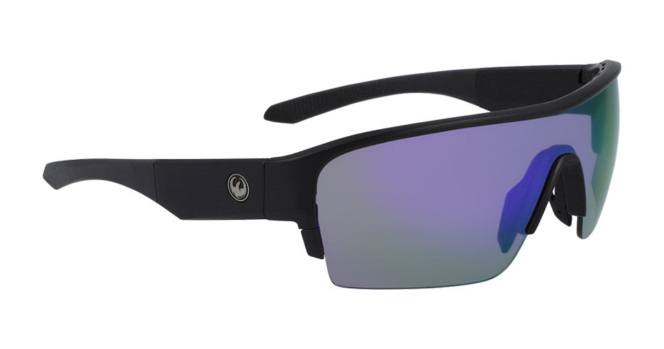 TRACER X - Matte Black with Lumalens Violet Ionized & Lumalens Solid Brown Lens
