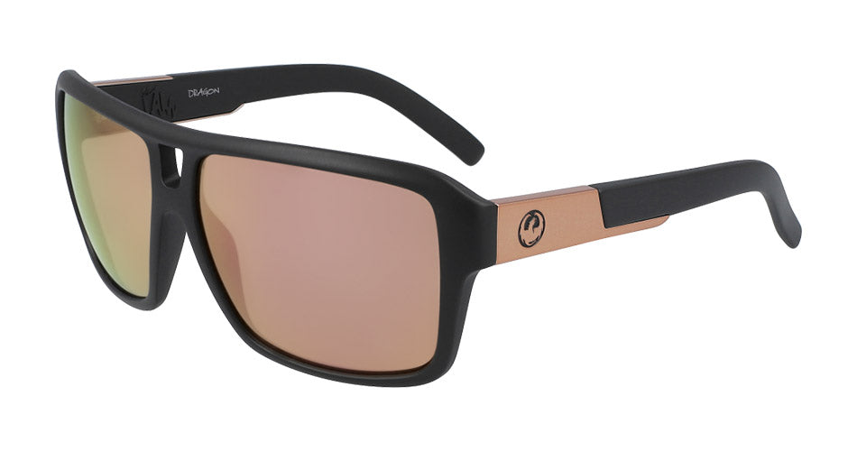 THE JAM - Matte Black with Lumalens Rose Gold Ionized Lens