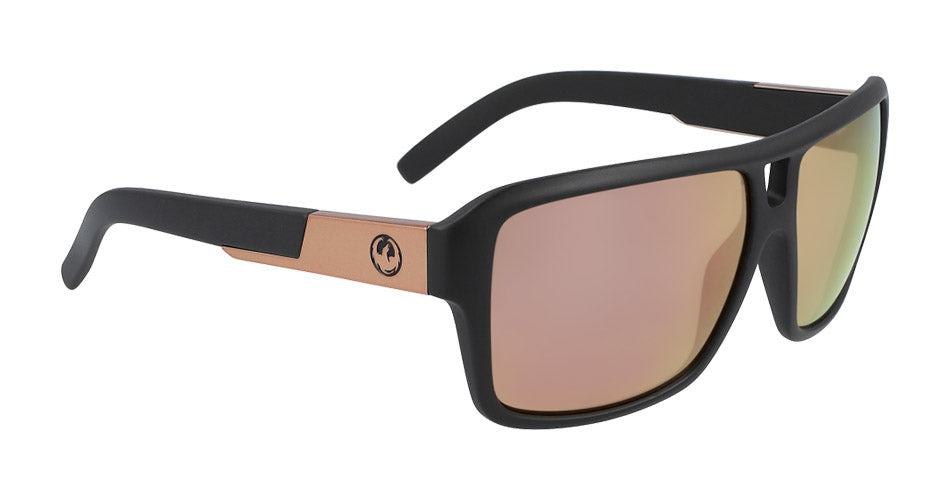 THE JAM - Matte Black with Lumalens Rose Gold Ionized Lens