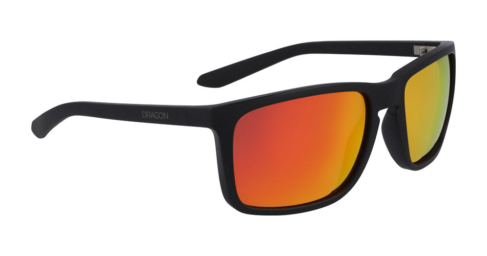 MELEE - Matte Black with Orange Ionized Lens