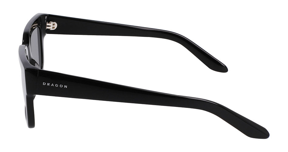 EZRA - Shiny Black with Polarized Lumalens Smoke Lens