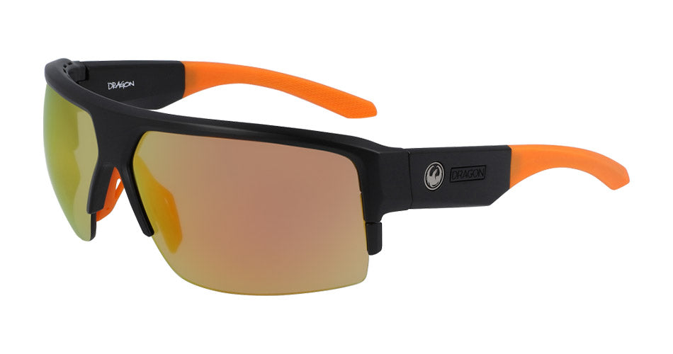 RIDGE X - Matte Black with Lumalens Orange Ionized &amp; Lumalens Brown Lens