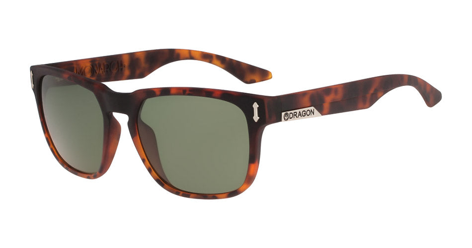MONARCH - Matte Tortoise with Lumalens G15 Green Lens - NEW CHINA SKU