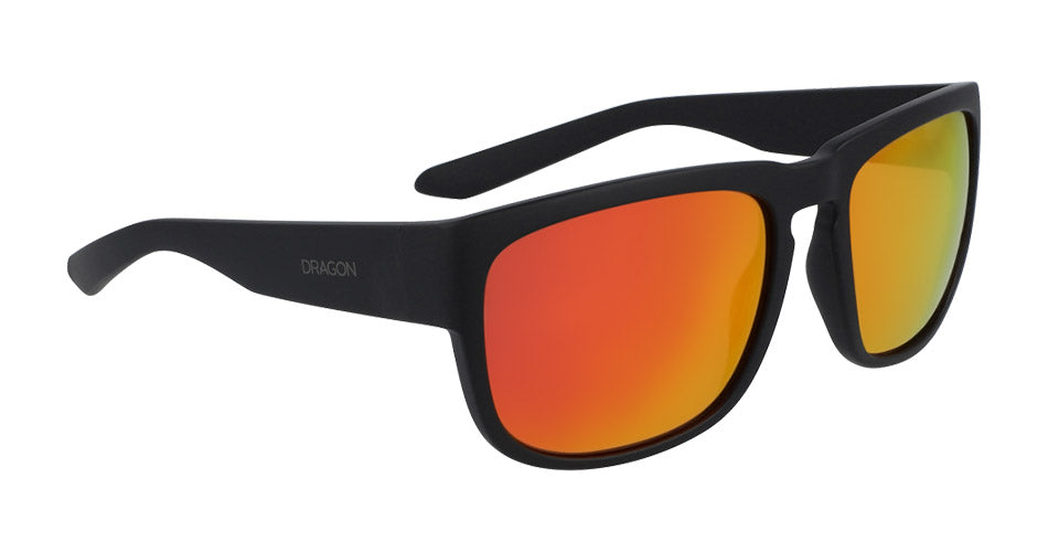 RUNE - Matte Black with Orange Ionized Lens