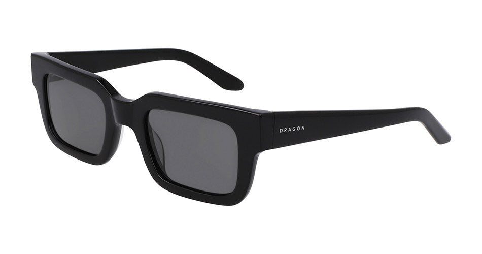 EZRA - Shiny Black with Polarized Lumalens Smoke Lens