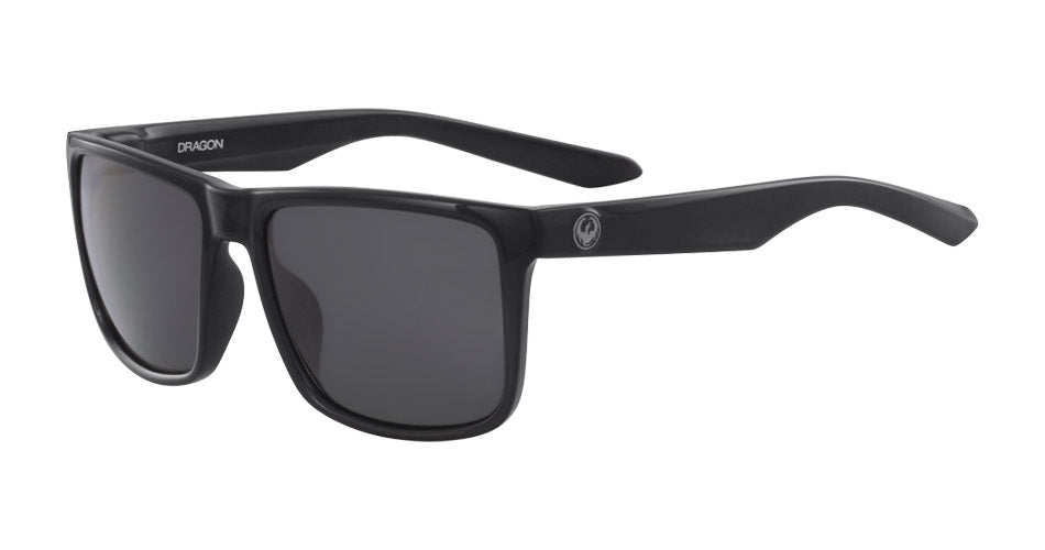 MERIDIEN - Shiny Black with Polarized Lumalens Smoke Lens