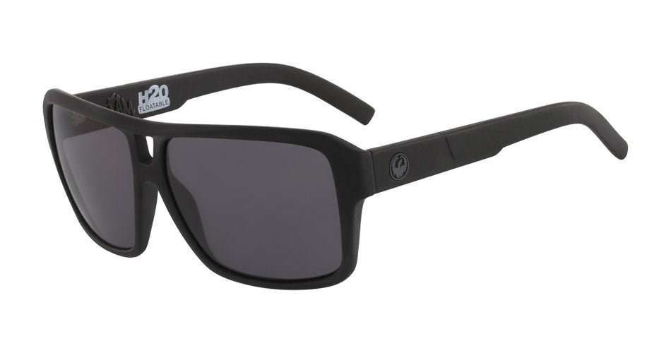 THE JAM - Matte Black H2O with Polarized Lumalens Smoke Lens