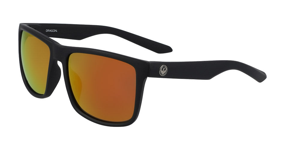 MERIDIEN - Matte Black with Lumalens Orange Ionized Lens