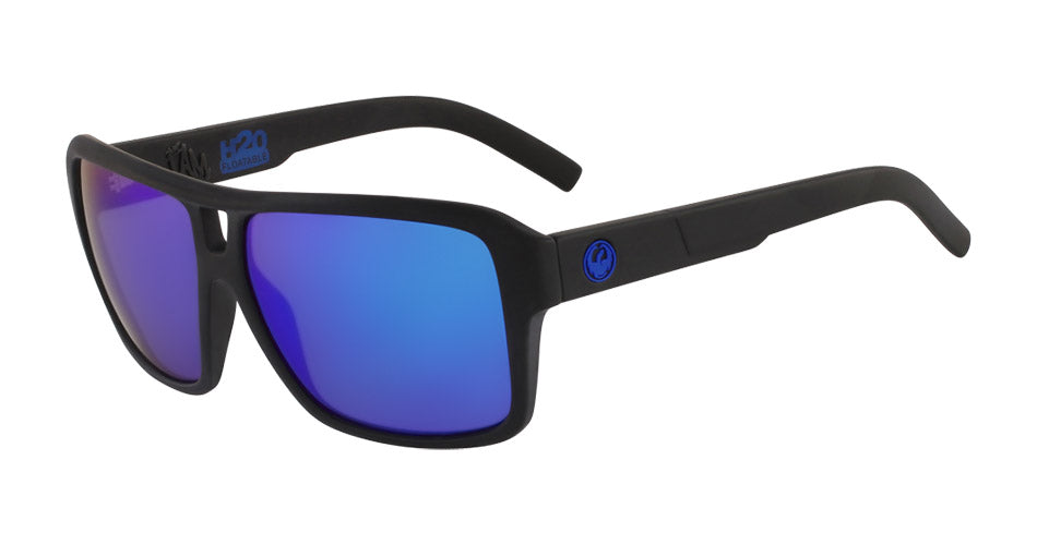 THE JAM - Matte Black H2O with Polarized Lumalens Blue Ionized Lens