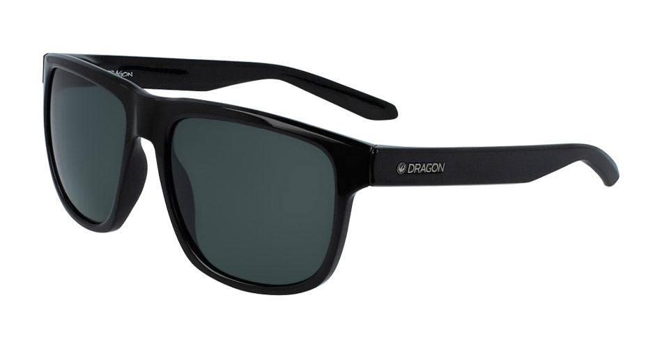 SESH - Shiny Black with Polarized Lumalens Smoke Lens