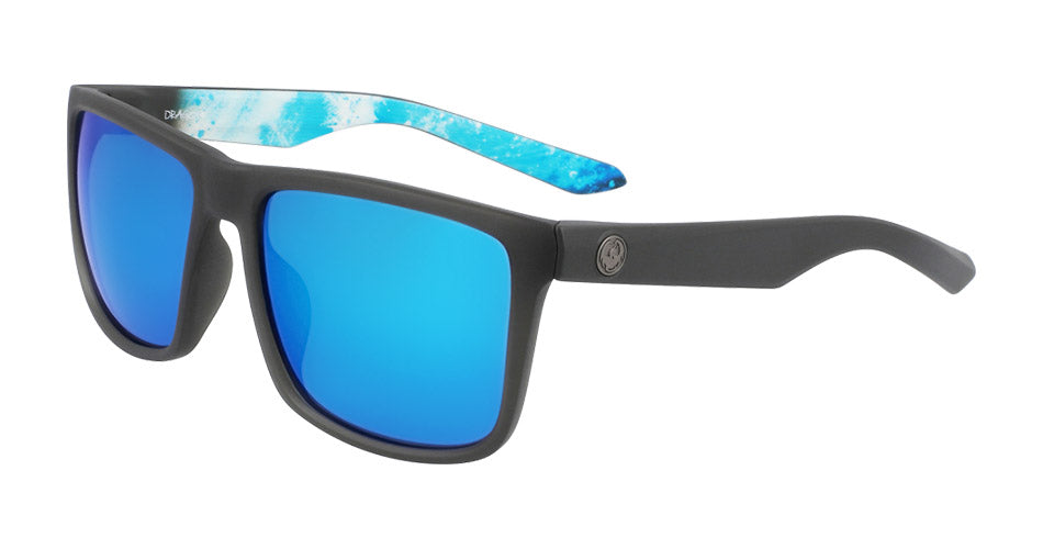 MERIDIEN - Matte Grey/Permafrost with Lumalens Blue Ionized Lens