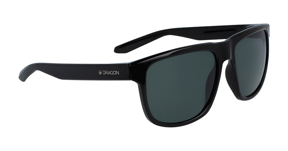 SESH - Shiny Black with Polarized Lumalens Smoke Lens