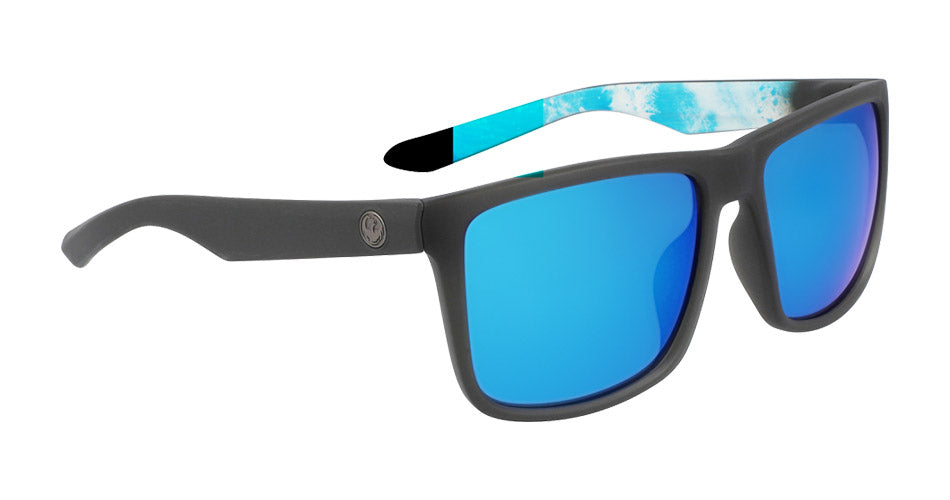 MERIDIEN - Matte Grey/Permafrost with Lumalens Blue Ionized Lens