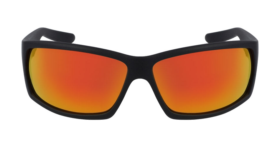 VENTURA XL - Matte Black with Orange Ionized Lens
